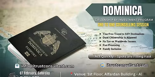 Dominica Citizenship By Investment  \u2014 Exclusive Event in Dubai