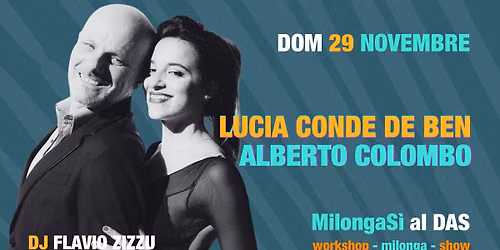 Milonga Si al Das con Lucia Conde de Ben e Alberto Colombo