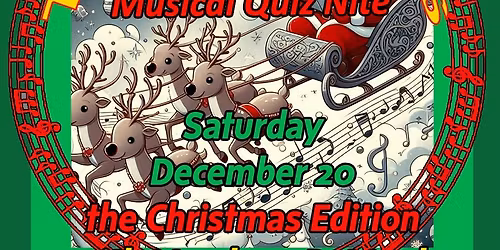 Tone's Toones Musical Quiz Nite, the Christmas Edition