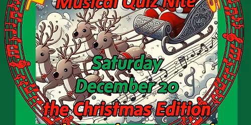 Tone's Toons Musical Quiz Nite, the Christmas Edition