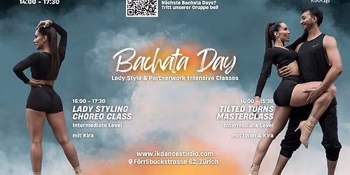 BACHATA DAY in Zurich - Intensive Partnerwork & Lady Styling Classes \ud83d\udd25