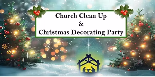 Christmas Decorating & Clean Up at Sacred Heart - North Albany 