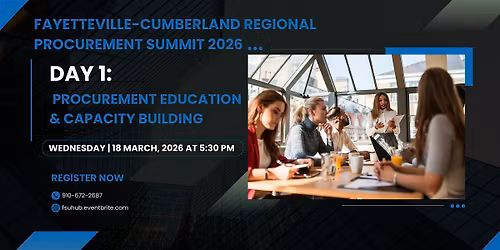 FCRPS Day 1: Procurement Education & Capacity Building