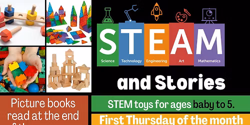 STEAM & Stories (ages 0-5)