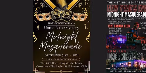 New Year's Eve Midnight Masquerade