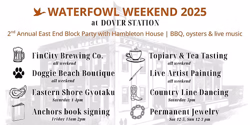 Waterfowl Weekend at Dover Station