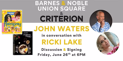 John Waters discusses HAIRSPRAY & DESPERATE LIVING at B&N Union Square