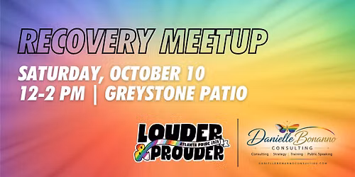 2026 Atlanta Pride: Recovery Meetup
