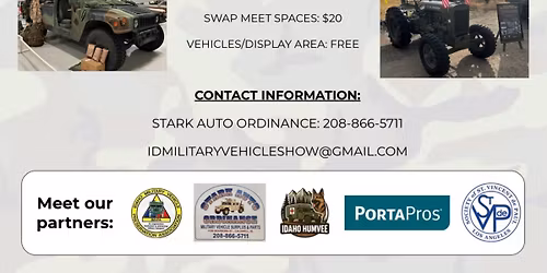 Idaho Military Vehicle Show and Swap Meet