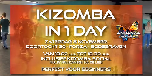 Leer Kizomba in \u00e9\u00e9n dag! (met mini social) - Bodegraven