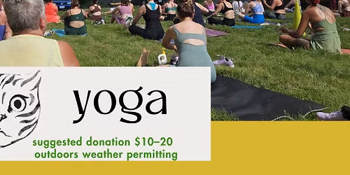 Outdoor Yoga at Nine Lives \ud83d\udc3e