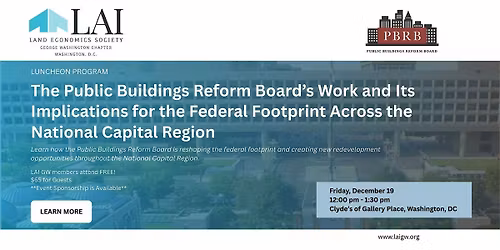 The Public Buildings Reform Board\u2019s Work and it's implications...