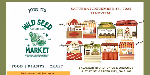 Wild Seed Plant Sale and Makers Market