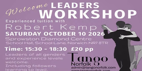 Leaders' Workshop with Robert Kemp