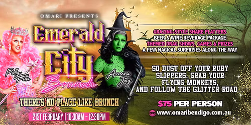 Omari Presents: Emerald City Drag Brunch