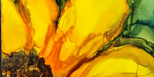 Alcohol Ink Sumflower