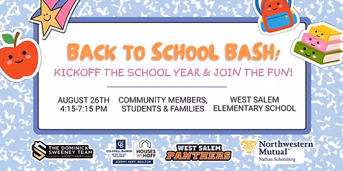 Back to School Bash! West Salem ES Open House