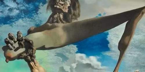 Salvador Dali in town