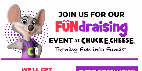 Dine to Donate - Chuck E Cheese