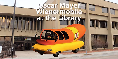 Oscar Mayer Wienermobile at the Library