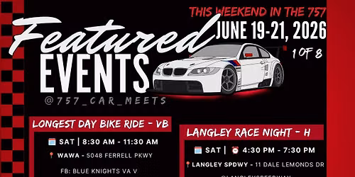 Car Events in Hampton Roads This Weekend