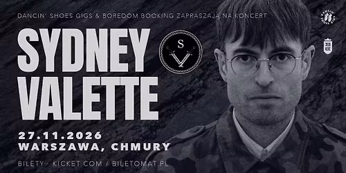 SYDNEY VALETTE \u2022 27.11 \u2022 Warszawa, Chmury