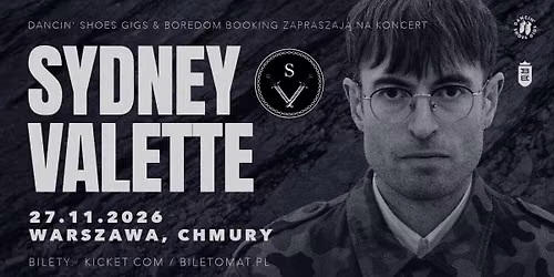 SYDNEY VALETTE \u2022 27.11 \u2022 Warszawa, Chmury