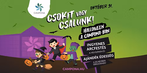 Ingyenes Halloweeni programok a Campon\u00e1ban! \ud83c\udf83