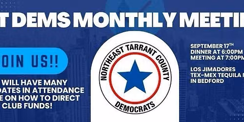 NET Dems September Meeting