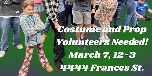 Descendants Prop Making and Costume Volunteering