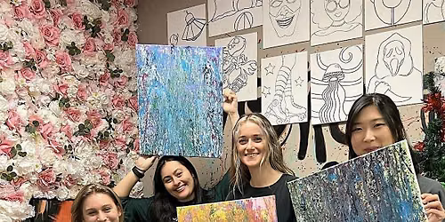 Paint Splatter Session 7:00-8:00pm BYOB (FRI\/SAT)
