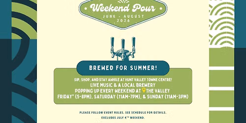The Weekend Pour - Local Brewery Pop-Ups