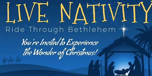 LIVE NATIVITY - Ride Through Bethlehem