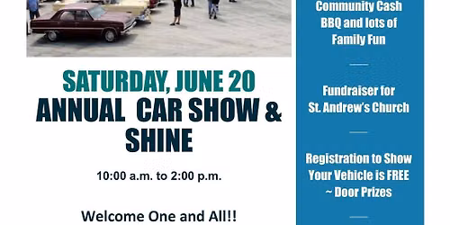 St. Andrew\u2019s Annual Car Show & Shine