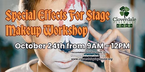 2026 Special Effects Stage Make-Up Workshop