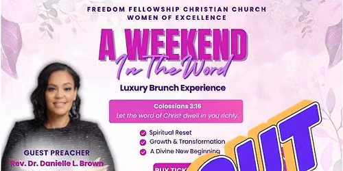 FFCC Women of Excellence - "A Weekend In The Word" Luxury Brunch Experience