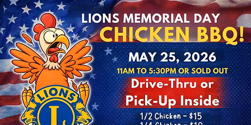 Lions Memorial Day Chicken BBQ