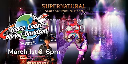 Supernatural Tribute Band Tribute to Santana at Space Coast Harley-Davidson for Bikeweek 2026