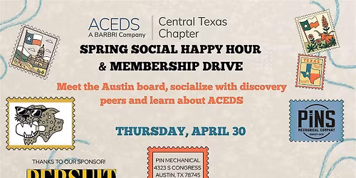 Austin ACEDS Spring Social & New Member Happy Hour