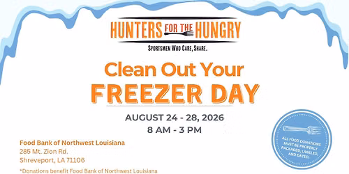 2026 Clean Out Your Freezer Day - Shreveport