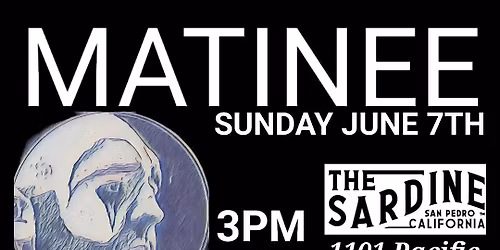 $10 DOOR Sunday June 7th Matinee Punk Rock Show at THE SARDINE