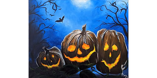 Night in the Pumpkin Patch - Paint and Sip in Denver | Classpop!\u2122