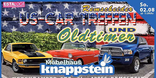 Gr\u00f6\u00dftes US-Car und Oldtimer Treffen in Remscheid! F\u00fcr den guten Zweck!