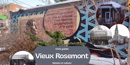 Visite guid\u00e9e Vieux Rosemont - Dimanche 3 mai 2026 \u00e0 13h00