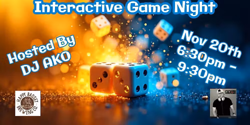 Interactive Game Night & Karaoke - Hosted by DJ AKO
