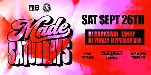 MADE SATURDAYS: OMAH LAY WEEKEND