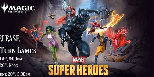 Marvel Super Heroes Prerelease!
