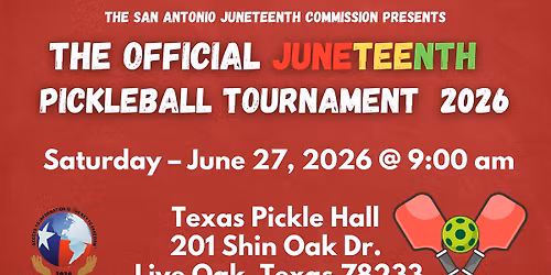 Juneteenth Pickleball Tournament 2026