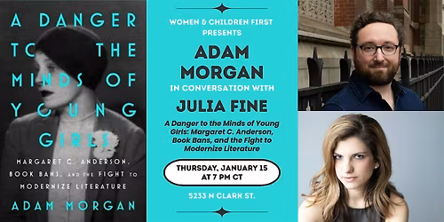 Book Launch: A Danger to the Minds of Young Girls by Adam Morgan