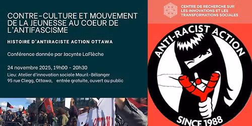 Contre-culture et mouvement de la jeunesse au coeur de l'antifascisme